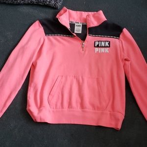 Half zip PINK sweatshirt